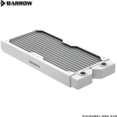 Barrow high-density single-wave copper water-cooled radiator 28MM thick DIY computer radiator Dabel-28a 240
