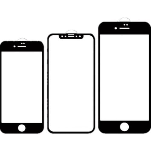 Anti-Scratch 6D Curved 9H Hardness Temper Glass Full Cover Film Screen Protector for iPhone 7 8 11