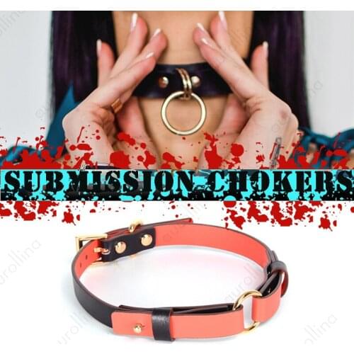 Woman Torture Slave Porn Sexy Choker Collar Strap Neck Choker Belt Sex Toy Fetish Female Slave Submission Submissive Restraints