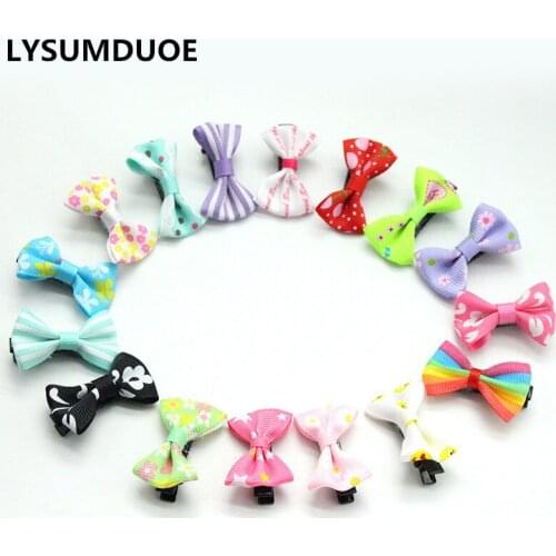 24Pcs Korean Fashion Barrette Children Baby Headband Girls Ribbon Hair Clip Bow Hairpin Hair Accessories Hairgrip Satin Headwear