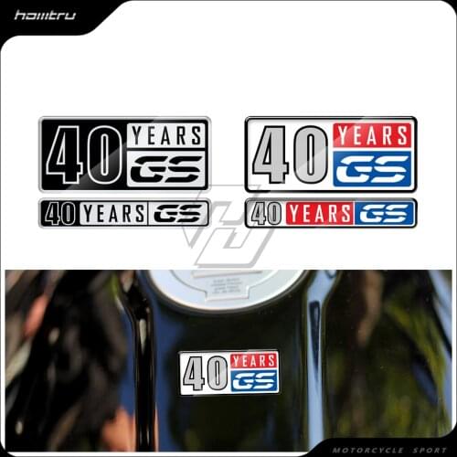 3D Motorcycle 40 Years GS Sticker Decal for BMW Motorrad R1200GS R1250GS