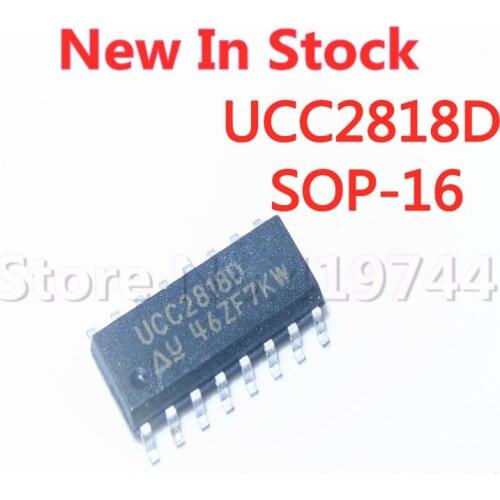 5PCS/LOT UCC2818D UCC2818DTR UCC2818 SOP-16 SMD LCD power management chip NEW In Stock