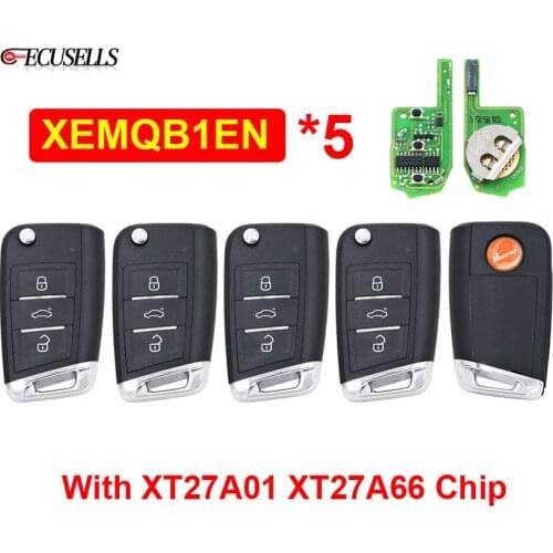 5Pcs/Lot Xhorse VVDI Super Remote with XT27A01 XT27A66 Chip MQB Type for VVDI2 / VVDI MINI Key Tool / VVDI Key Tool Max XEMQB1EN