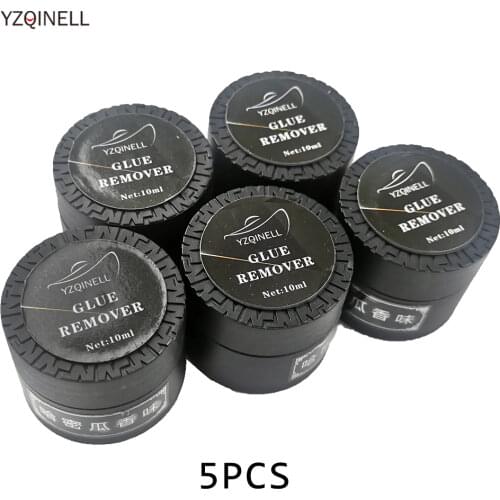 5pcs Professional Fase Eyelash Glue Remover Eyelash Extensions Tool Quick Glue Removing Cream Jelly Remover 12g