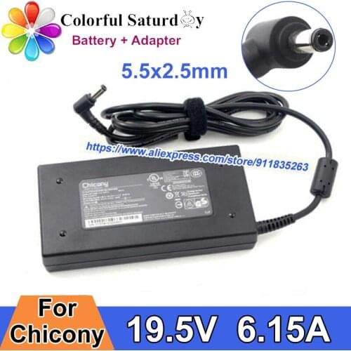 19.5V 6.15A A12-120P1A For MSI Laptop Power Adapter GE62 GE60 GS70 STEALTH A17-120P1A ADP-120MH D CX72 PX60 6QD GP62 LEOPARD PRO