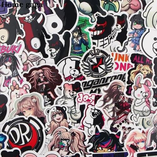 DB285 Homegaga 51pcs/set Anime Bear Cartoon Stickers For Luggage Laptop Notebook Cell Phone DIY Scrapbook Stickers