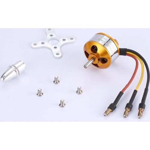 DXW A2208 2600KV/1800KV/1400KV/1100KV 2-3S Outrunner Brushless Motor for RC FPV Fixed Wing Drone Airplane Aircraft Multicopter