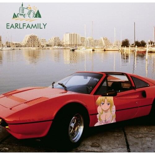 EARLFAMILY 43cm x 32.5cm for Campione! Erica Blandelli Big Color Car Stickers and Decals Vinyl Car Wrap JDM ATV Car Accessories