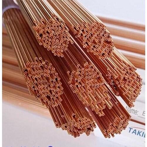 100pc 0.3-1.5X400mm CNC Wire EDM Maching Drill Electrode Single Hole Top Quality Red Copper Tube For Sparks