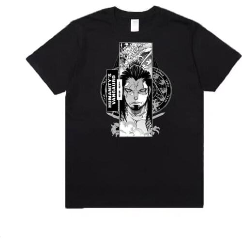 Record of Ragnarok Anime Manga Men Lu Bu Printed Mens Tee Shirts Summer Loose Cozy Japanese Harajuku Couple Streetwear Unisex