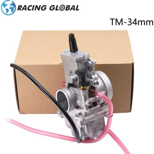 ALCON-Mikuni TM34 34mm Carburetor Flachschieber Vergaser For HONDA LT250 CR125R CR250R KTM SX125 SX250 KAWASAKI KX125