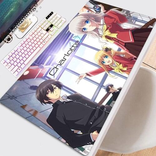 Keyboard Pads Mouse With Gamer Pc Complete Gaming For Office Anime Desk Mousepad Company Carpet Beautiful Kawaii Charlotte Pads