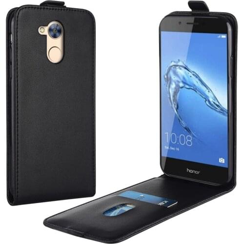 Flip Up and Down Leather Case for Huawei Honor 6C DIG-L21 DIG-L21HN Vertical Cover for Honor 6C 6c Case Phone Bag