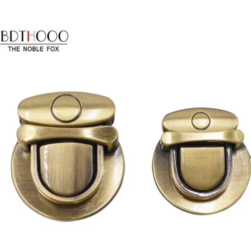 BDTHOOO 1Pcs Metal Bag closure Clasp Turn Lock Twist Lock for DIY Handbag Women Bag Purse Hardware Bag Parts Accessories
