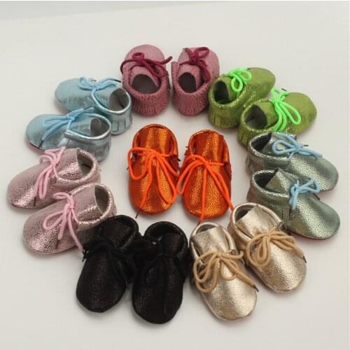 Genuine Leather First walkers Baby Moccasins Soft bottom lace-up Bebe newborn shoes Toddler Baby boys shoes