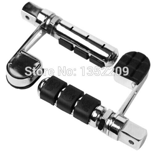 Motorcycle Chrome Heel Stirrup Footrest Foot rest Foot Pegs Fits For Suzuki Boulevard Intruder C50 C90 M50 VL800
