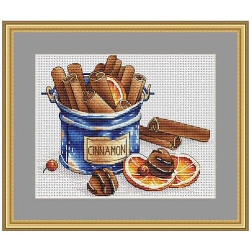 GG Piggyhan pig cross stitch kit Cinnamon jar cotton thread Purple grass sprite canvas stitching embroidery DIY