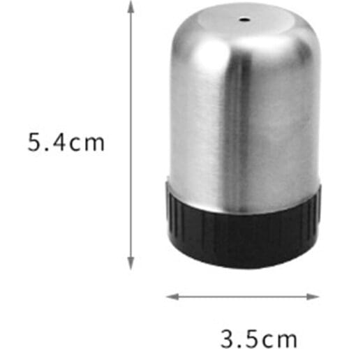 Stainless Steel Salt &Pepper Shaker Set Cellar Pot Condiment Restaurant [3]