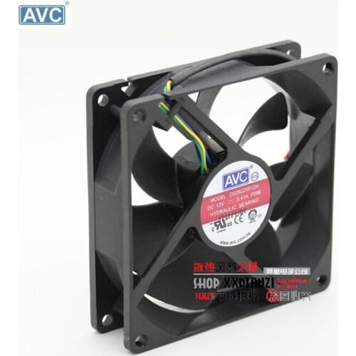 New original For AVC DS09225R12H 9cm 9025 DC 12V 0.41A 4 -pin PWM fan wind capacity