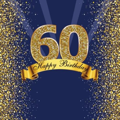 Laeacco Happy 20 30 40 50th Birthday Poster Banner Photo Backdrop Birthday Party Customized Photography Background Photo Studio