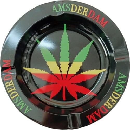 Portable metal Ashtray Heat Resistant Creative Personality Bar Cigar Ashtray Travel Size Smoking Accessories men gift