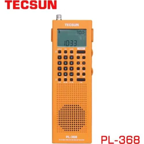 Original TECSUN PL-368 Portable DSP E FM-Stereo MW SW SSB World Band Stereo Radio PL368 Full Band 64-108MHZ