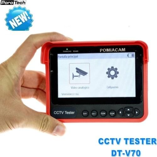NEW 4.3 inch HD 5MP TVI AHD CVI CVBS Analog automatic adaptation Security Camera Tester Monitor in One CCTV Tester RS485 PTZ