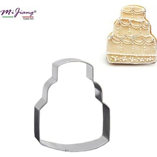 Stainless Steel Three Layers Cake Cutter Slicer DIY Biscuit Mould Stamp Fondant Pastry Cake Decoration Tools Bakeware S7047
