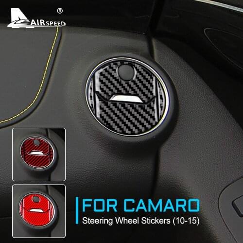 Carbon Fiber for Chevrolet Camaro 2010 2011 2012 2013 2014 2015 Accessories Interior Trim Car Side Air Conditioning Vent Sticker
