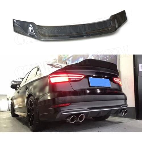 Carbon Fiber Car Rear Trunk Spoiler Wings for Audi A5 S5 RS5 Coupe 2 Door 2017-2019 car styling