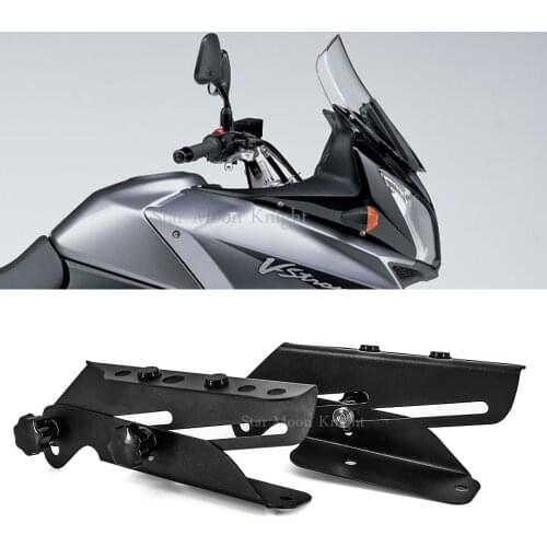 Motorcycle Windshield Screen Adjusters Support Holder Windscreen Bracket Kits For Suzuki Vstrom DL1000 V-Strom DL650 DL 650 1000