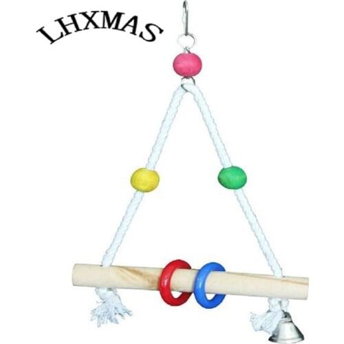 Handmade Bird Toy Hanging Parakeet Cockatiel Budgie Parrot Cotton Toy T072