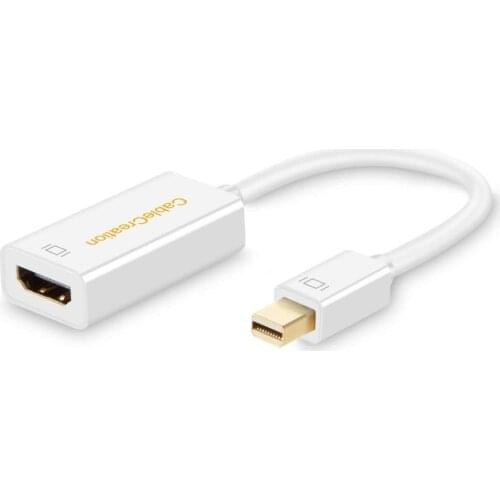 Active 4K@30Hz Mini DisplayPort to HDMI Adapter Mini DP (Thunderbolt Port Compatible) to HDMI AV HDTV Male to Female Adapter