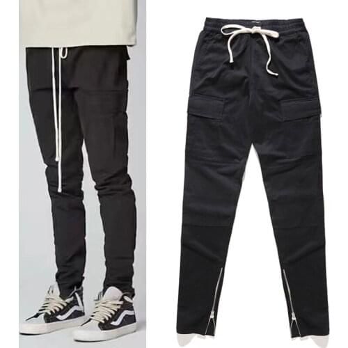 Thintenda 2017 Fashion High Street Men Hip Hop Pants Slim Zip Camo Jogger Sweatpants Streetwear Pants Man Urban Clothing For Men