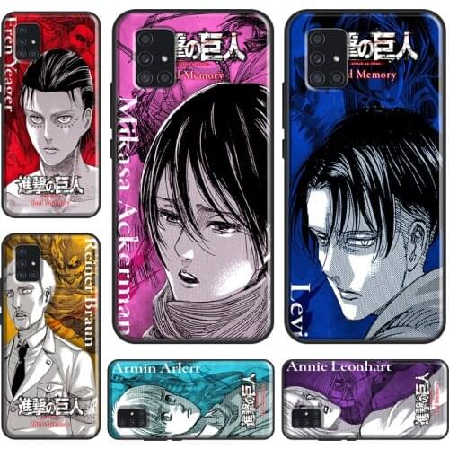 Attack on Titan Anime Case For Samsung A32 A52 A72 A12 A42 A21S A20e A10 A20S A40 A50 A70 A11 A51 A71 A31 Coque