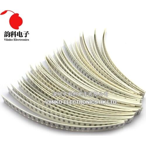 1206 SMD Capacitor Kit 10pF~22uF Chip Capacitor 38Valuesx25pcs=950pcs Sample kit