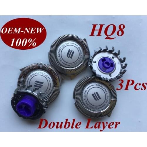 3Pcs HQ8 Replace head razor blade for Philips HQ7165 HQ7260 HQ7310 HQ7320 HQ7330 HQ7340 HQ7350 HQ7363 HQ7800 HQ7890 HQ8445