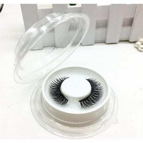 Magnetic Eye Lashes Glue Free Reusable False Magnet Eyelashes Thick Extension Fake Eye Lashes for Women Makeup