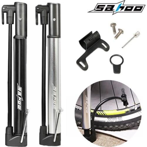 Hand Bicycle Floor Air Pump Mountain BMX & Road Bike Tire Pump Cycling Air Inflator Presta Schrader Foot Pedal Valve Pump