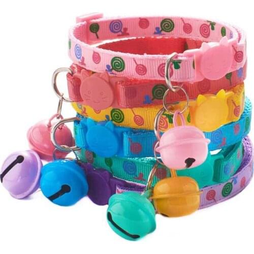 Necklace For Kitten Necklace For Cats Kattenhalsband Cat Collar With Bell Safety Chain Breakaway Fashion Adjustable Kitten