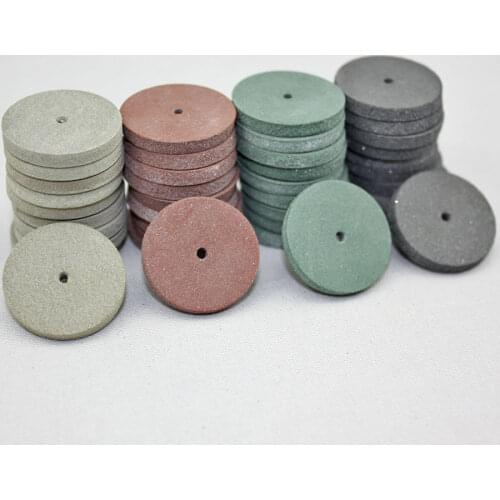 40pcs/ Rubber Polishing wheels Dental Jewelry Rotary Tool 4 Colors Polisher mixed colors