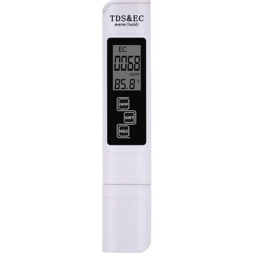 Portable Digital EC TDS tester LCD TDS EC meter Water Quality Filter Purity Monitor 40% off