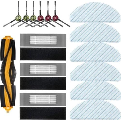 Promotion!Main Roller Brush Mop Filter Set for Ecovacs Deebot Ozmo T8 AIVI T8 MAX Robot Vacuum Cleaner Parts