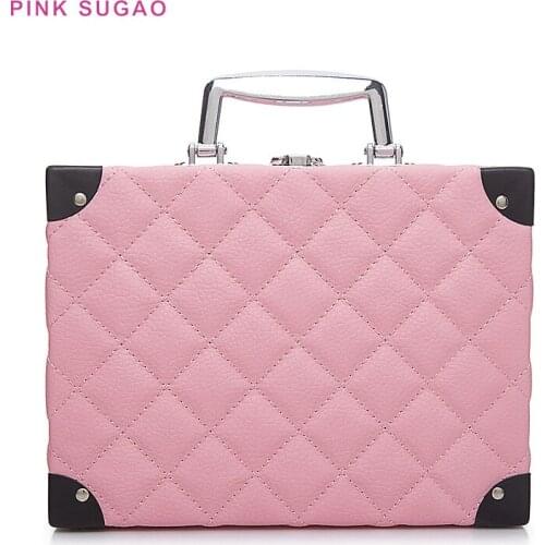 Pink Sugao makeup case cosmetic bag professional makeup bag travel organizer make up box fashion makeup organizer bag purse New