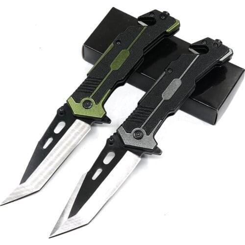 8.46'' Folding Knife Survival Tactical Pocket Knife Outdoor Combat Hiking Travel Camping Hunting Knives For Self-defense Tools