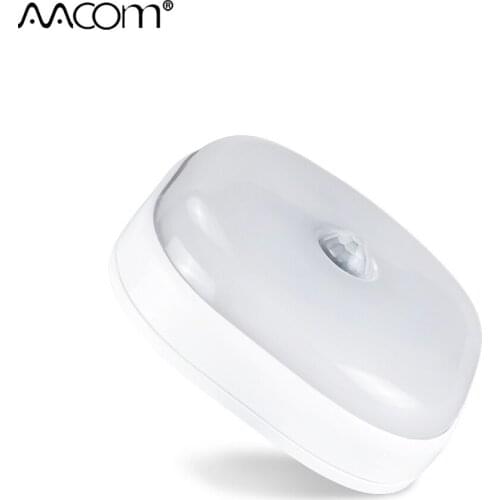 AAA Battery Powered LED Under Cabinet Lights PIR Motion Sensor Lamp Bedroom Quarto Detecteur Lumiere Indoor Lighting Detector