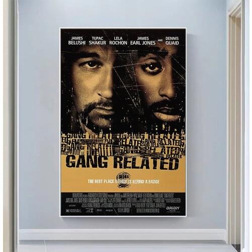 V0764 Gang Related Vintage Classic Movie Wall Silk Cloth HD Poster Art Home Decoration Gift