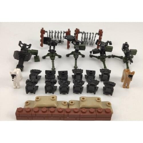 Military Locking Arms Guns Dagger Motorcycle Parts Toys For Child Militarys Helmet Kits Accessories Army Wars Horse Lockings Gun