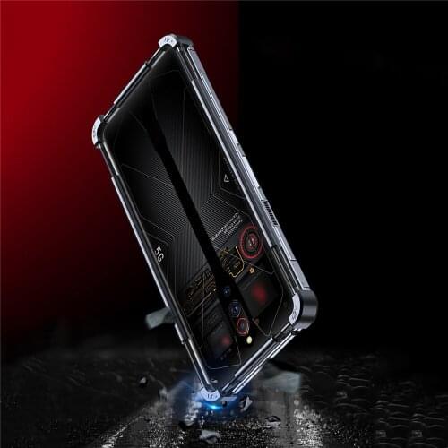 Phone Protective Case for Red Magic 6/6pro Metal Frame Shell Shockproof Bumper for Red Magic 6/6pro Phone Shell