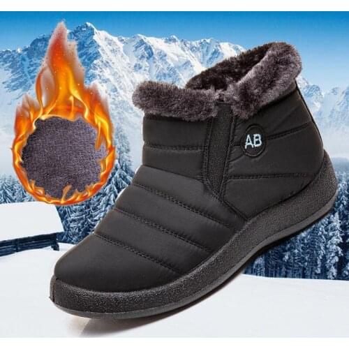 Women Boots 2021 Fashion Waterproof Snow Boots For Winter Shoes Women Casual Lightweight Ankle Botas Mujer Warm Winter Boots